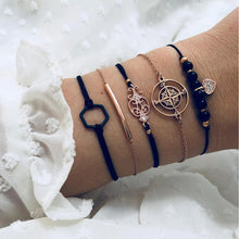 Load image into Gallery viewer, 5PCs Fashionable Bracelet Set