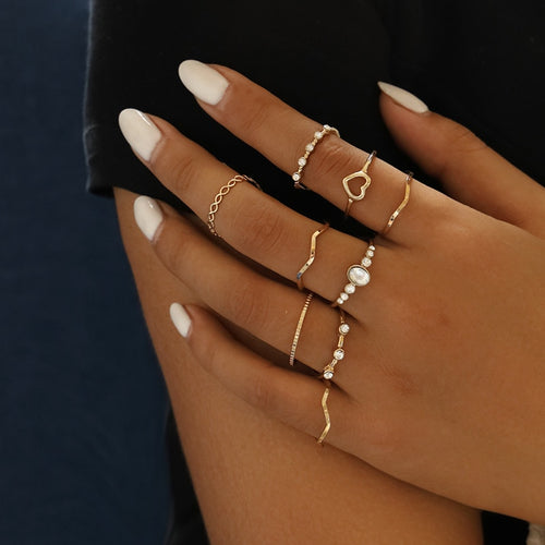 Luxury collection of rings
