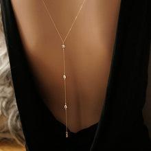 Load image into Gallery viewer, Crystal Backdrop Necklace