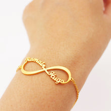 Load image into Gallery viewer, Personalized Names Bracelet ∞ Infinity