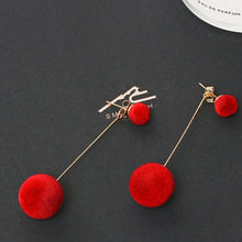 Load image into Gallery viewer, Korean Fashion Long Slope Earrings