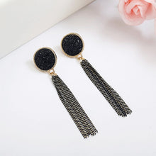 Load image into Gallery viewer, Korean Fashion Long Slope Earrings