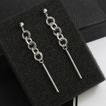 Load image into Gallery viewer, Korean Fashion Long Slope Earrings